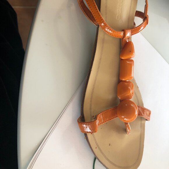 Orange sandals - Picture 3 of 3